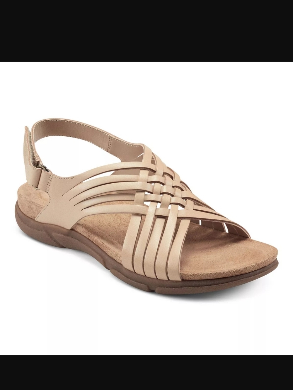 EASY SPIRIT NEW IN BOX Woven Leather Slingback Sandal Size 10